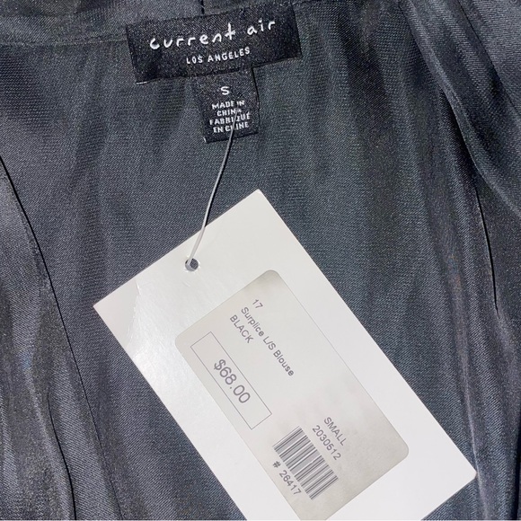 Current Air Surplice Satin Long Sleeve Top - Picture 8 of 13